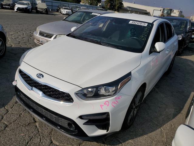 3KPF34AD9KE087823 - 2019 KIA FORTE GT LINE WHITE photo 1