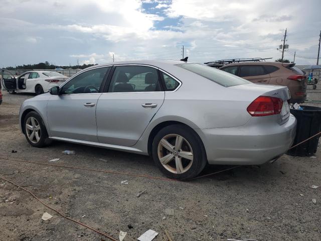1VWBP7A30DC096803 - 2013 VOLKSWAGEN PASSAT SE Արծաթագույն լուսանկար 2