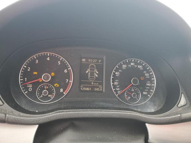 1VWBP7A30DC096803 - 2013 VOLKSWAGEN PASSAT SE Արծաթագույն լուսանկար 9