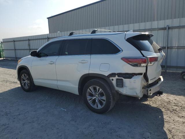 5TDJKRFH5FS182719 - 2015 TOYOTA HIGHLANDER XLE WHITE photo 2
