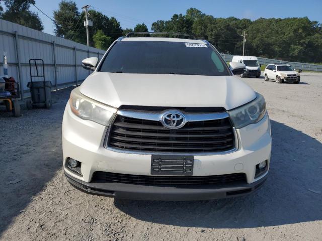 5TDJKRFH5FS182719 - 2015 TOYOTA HIGHLANDER XLE WHITE photo 5