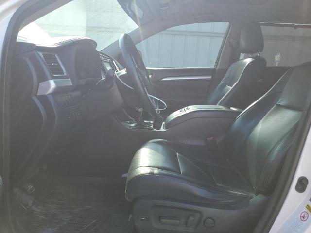 5TDJKRFH5FS182719 - 2015 TOYOTA HIGHLANDER XLE WHITE photo 7