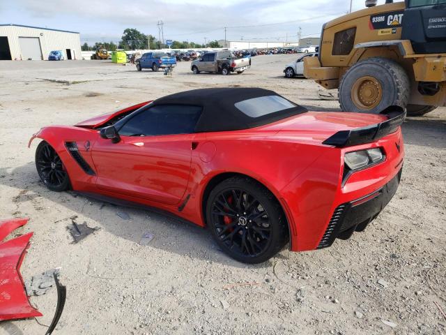 1G1YU3D61F5603941 - 2015 CHEVROLET CORVETTE Z06 3LZ RED photo 2