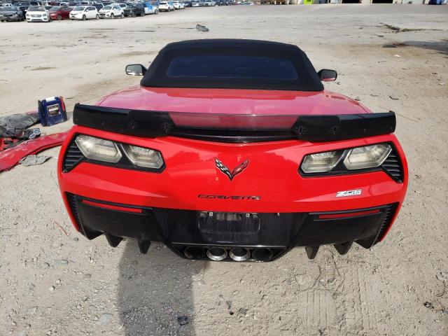 1G1YU3D61F5603941 - 2015 CHEVROLET CORVETTE Z06 3LZ RED photo 6