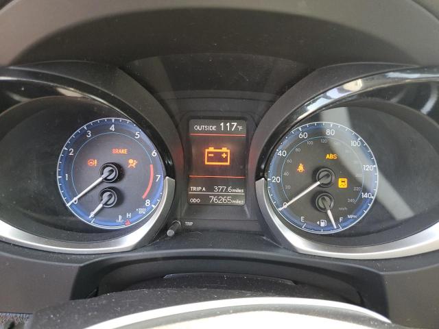 2T1BURHEXGC494031 - 2016 TOYOTA COROLLA L BLACK photo 9