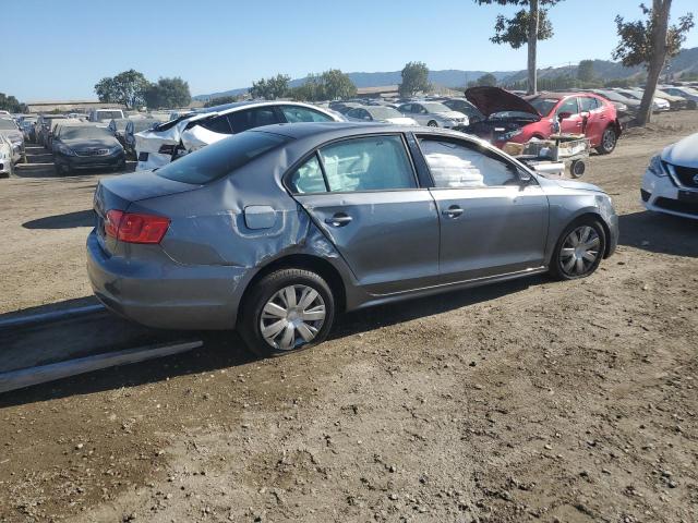 3VW2K7AJ7EM237900 - 2014 VOLKSWAGEN JETTA BASE SILVER photo 3