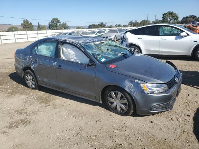 3VW2K7AJ7EM237900 - 2014 VOLKSWAGEN JETTA BASE SILVER photo 4