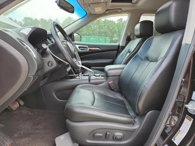 5N1AR2MMXEC654122 - 2014 NISSAN PATHFINDER S BLACK photo 7