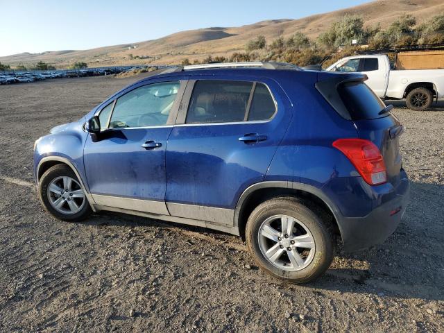 3GNCJLSB1FL233222 - 2015 CHEVROLET TRAX 1LT BLUE photo 2