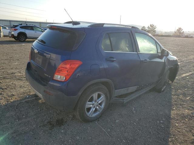 3GNCJLSB1FL233222 - 2015 CHEVROLET TRAX 1LT BLUE photo 3