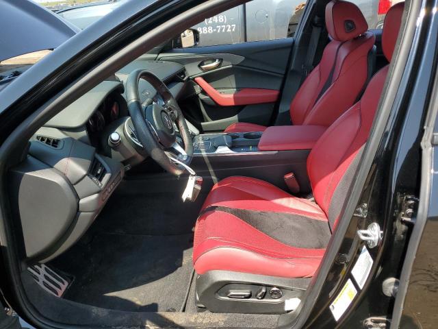 19UUB5F56NA002057 - 2022 ACURA TLX TECH A BLACK photo 7