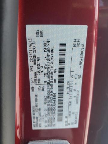 1FMCU9HD4JUA88506 - 2018 FORD ESCAPE SEL 勃艮第红 照片 13