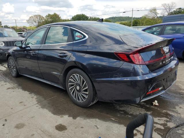 KMHL54JJ0MA027692 - 2021 HYUNDAI SONATA HYBRID BLACK photo 2