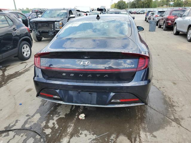 KMHL54JJ0MA027692 - 2021 HYUNDAI SONATA HYBRID BLACK photo 6