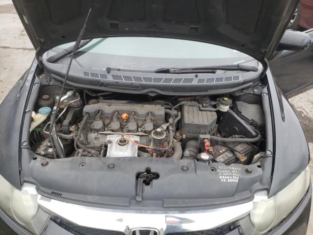 2HGFA16619H521554 - 2009 HONDA CIVIC LX-S Սև լուսանկար 11