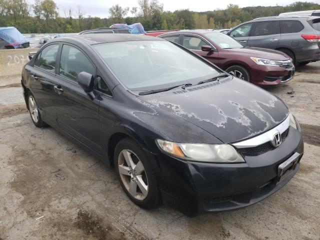 2HGFA16619H521554 - 2009 HONDA CIVIC LX-S Սև լուսանկար 4