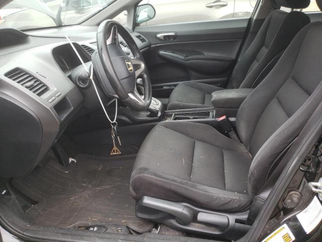 2HGFA16619H521554 - 2009 HONDA CIVIC LX-S Սև լուսանկար 7