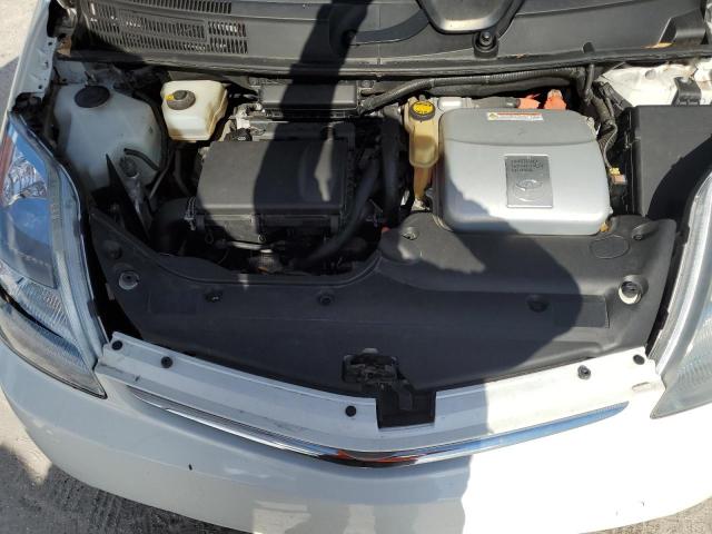 JTDKB20U767500433 - 2006 TOYOTA PRIUS WHITE photo 11