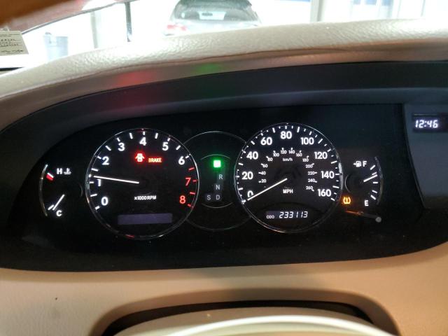 4T1BK36B87U188035 - 2007 TOYOTA AVALON XL MAROON photo 9