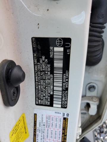 NMTKHMBX2KR096389 - 2019 TOYOTA C-HR XLE Biały zdjęcie 23