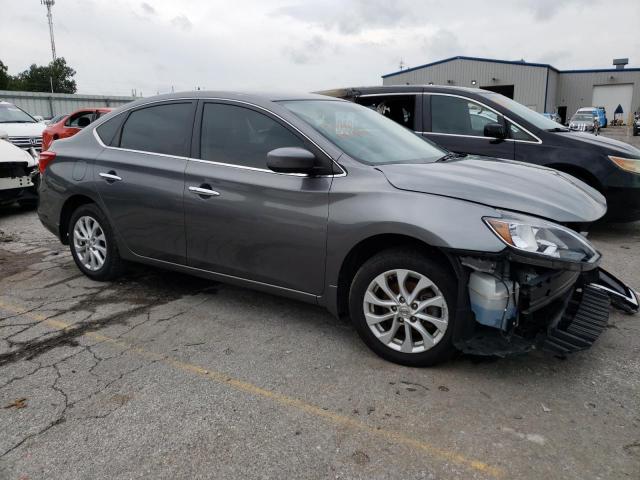 3N1AB7AP9KY239111 - 2019 NISSAN SENTRA S GRAY photo 4