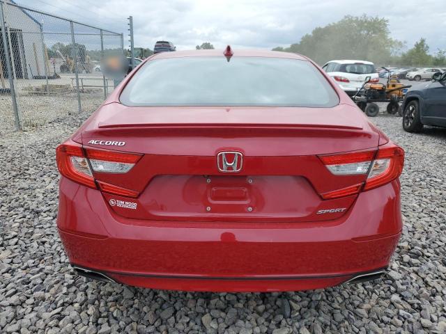 1HGCV1F3XJA073699 - 2018 HONDA ACCORD SPORT RED photo 6