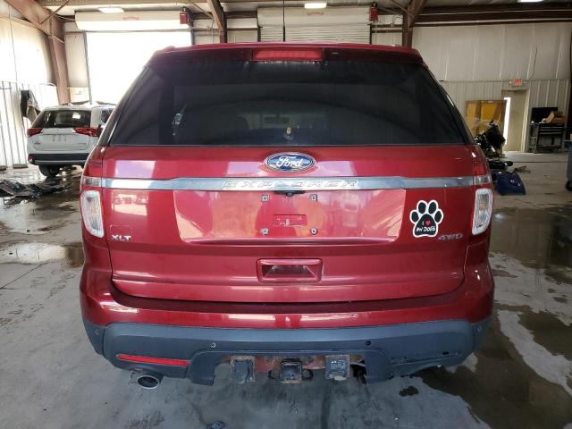 1FM5K8D89DGC85627 - 2013 FORD EXPLORER XLT 红色 照片 6