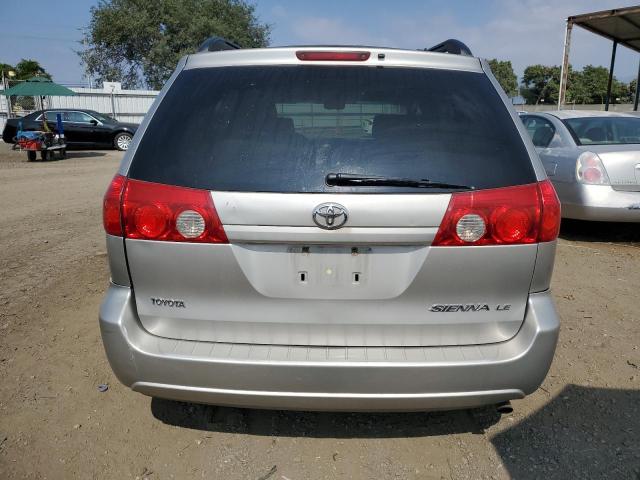 5TDZK23C07S042954 - 2007 TOYOTA SIENNA CE SILVER photo 6