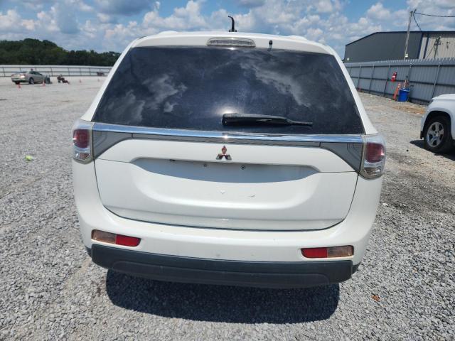 JA4AZ3A36EZ017743 - 2014 MITSUBISHI OUTLANDER SE WHITE photo 6