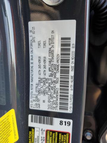 3TMKB5FN4SM030413 - 2025 TOYOTA TACOMA DOUBLE CAB رمادي صورة 12