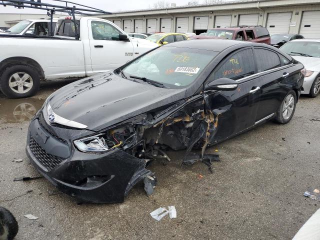 KMHEC4A45EA117785 - 2014 HYUNDAI SONATA HYBRID BLACK photo 1