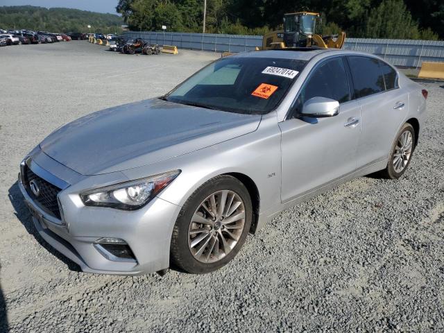 JN1EV7AR7JM443501 - 2018 INFINITI Q50 LUXE SILVER photo 1