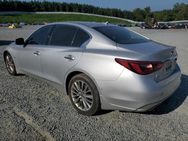 JN1EV7AR7JM443501 - 2018 INFINITI Q50 LUXE SILVER photo 2