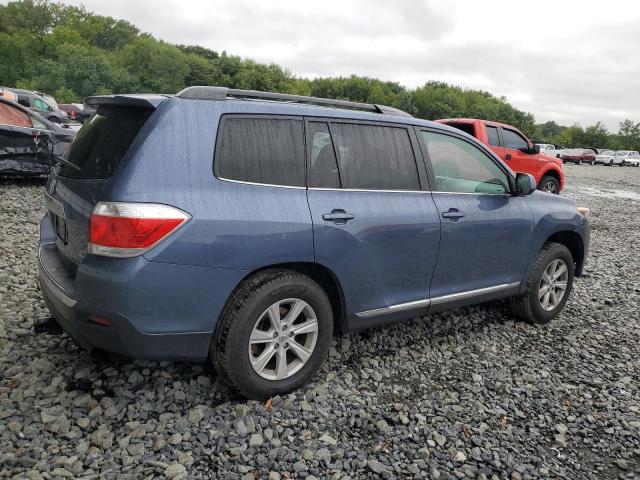 5TDBK3EH2DS196951 - 2013 TOYOTA HIGHLANDER BASE Կապույտ լուսանկար 3