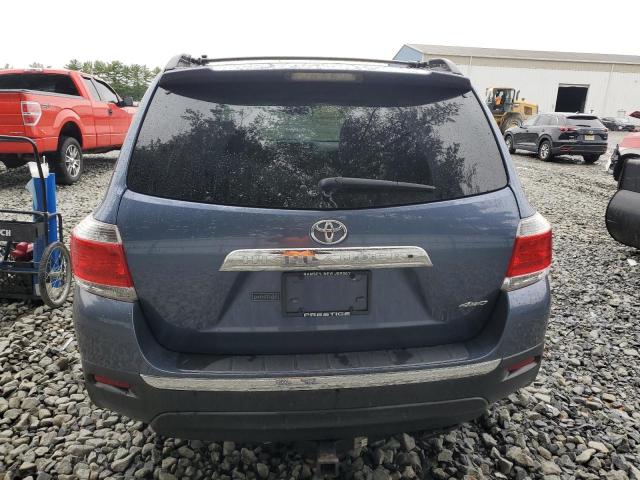 5TDBK3EH2DS196951 - 2013 TOYOTA HIGHLANDER BASE Կապույտ լուսանկար 6
