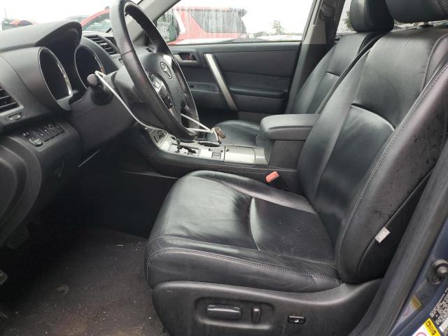 5TDBK3EH2DS196951 - 2013 TOYOTA HIGHLANDER BASE Կապույտ լուսանկար 7