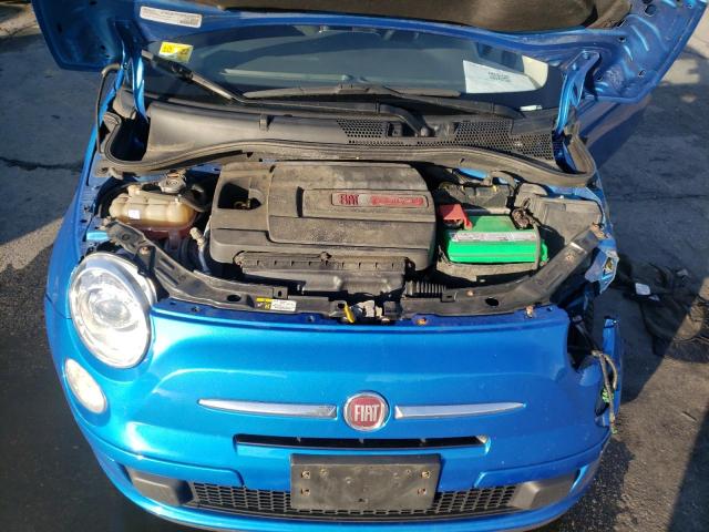 3C3CFFKR6GT169614 - 2016 FIAT 500 EASY BLUE photo 11