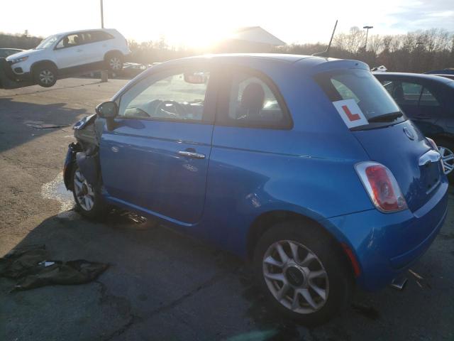 3C3CFFKR6GT169614 - 2016 FIAT 500 EASY BLUE photo 2