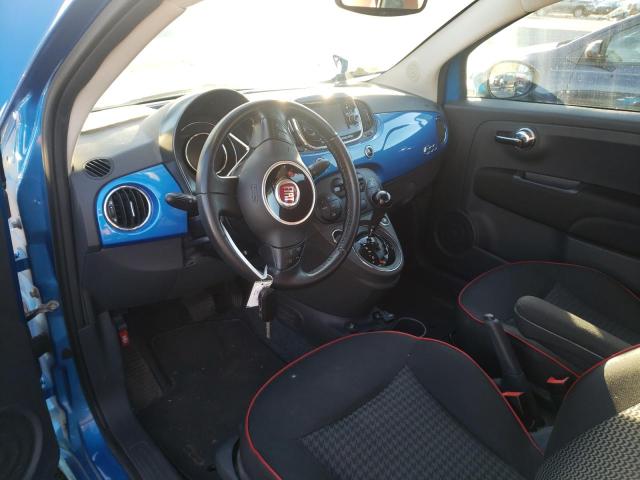 3C3CFFKR6GT169614 - 2016 FIAT 500 EASY BLUE photo 8