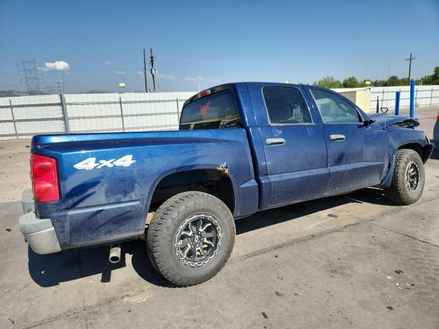 1D7HW48N56S608169 - 2006 DODGE DAKOTA QUAD SLT BLUE photo 3