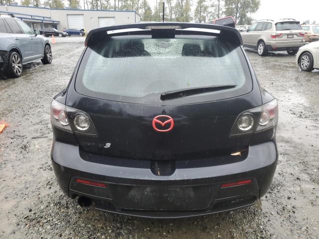 JM1BK34L981815828 - 2008 MAZDA SPEED 3 BLACK photo 6