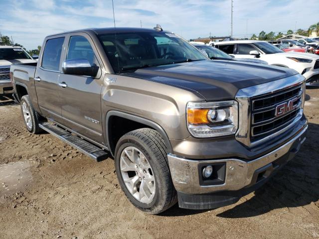 3GTU2VEC8FG321087 - 2015 GMC SIERRA K1500 SLT BROWN photo 4