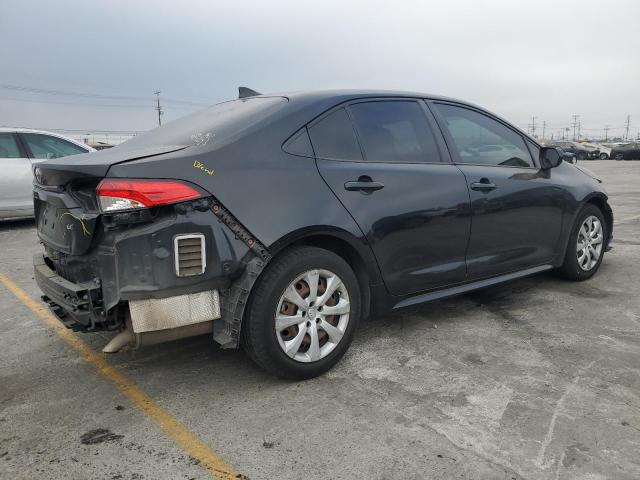 JTDEPRAE0LJ090216 - 2020 TOYOTA COROLLA LE BLACK photo 3