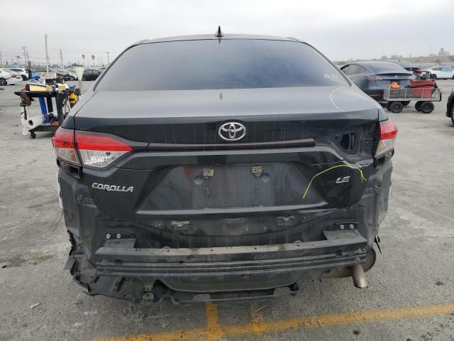 JTDEPRAE0LJ090216 - 2020 TOYOTA COROLLA LE BLACK photo 6