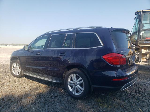 4JGDF6EE1FA567369 - 2015 MERCEDES-BENZ GL 450 4MATIC BLUE photo 2