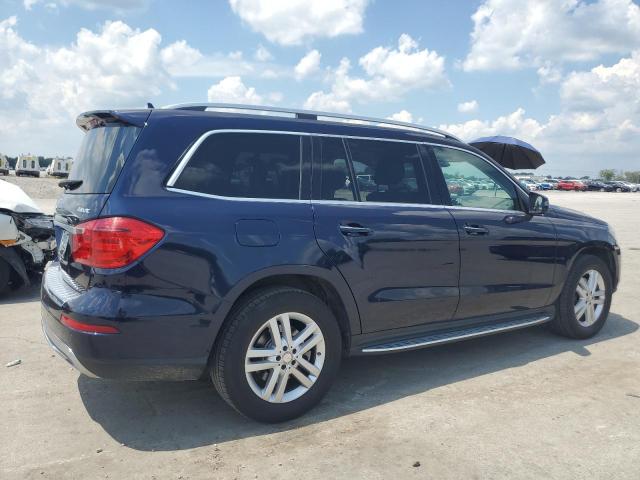 4JGDF6EE1FA567369 - 2015 MERCEDES-BENZ GL 450 4MATIC BLUE photo 3