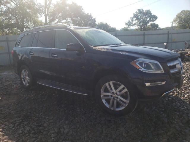 4JGDF6EE1FA567369 - 2015 MERCEDES-BENZ GL 450 4MATIC BLUE photo 4