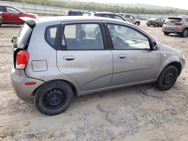 KL1TD66687B787785 - 2007 CHEVROLET AVEO LS BASE GRAY photo 3