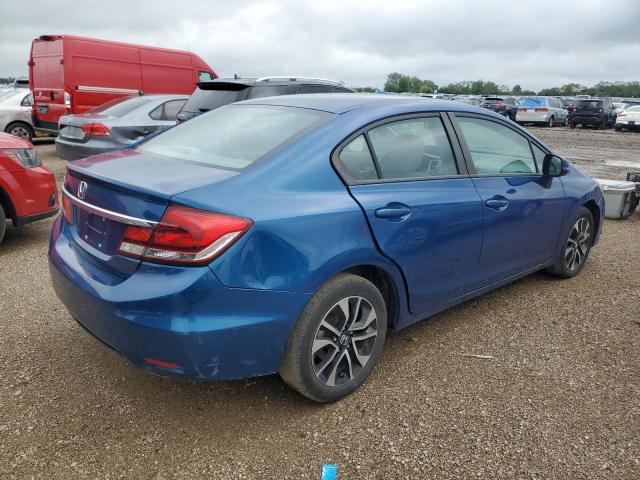 19XFB2F87DE081539 - 2013 HONDA CIVIC EX BLUE photo 3