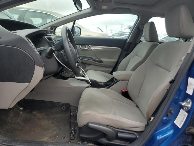 19XFB2F87DE081539 - 2013 HONDA CIVIC EX BLUE photo 7